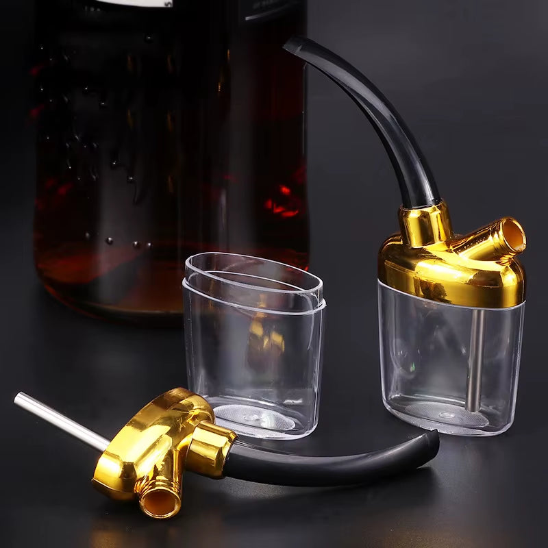 High Quality Portable Pipe Water Filter Pocket Size Hookah Shisha Holder Mini Cigarette Tobacco Smoking Pipe Smoking Accessories